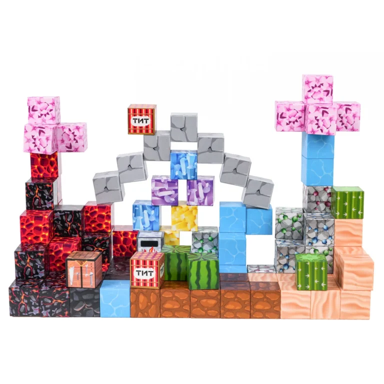 Set Magnetnih Kocki 117kom Earth Construction 2