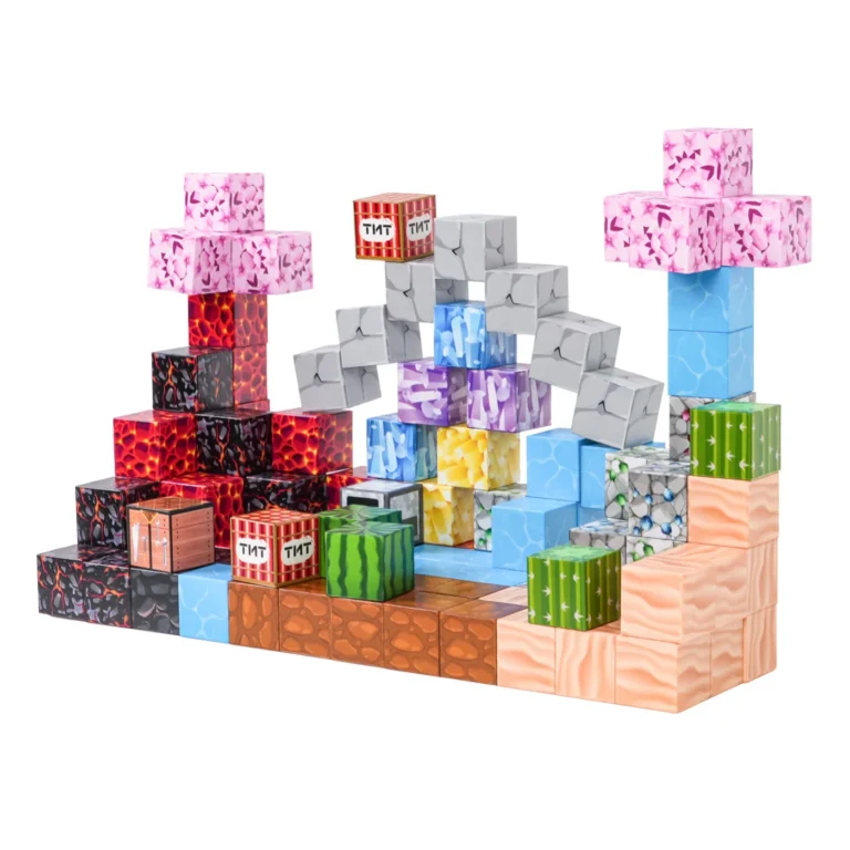 Set Magnetnih Kocki 117kom Earth Construction 3