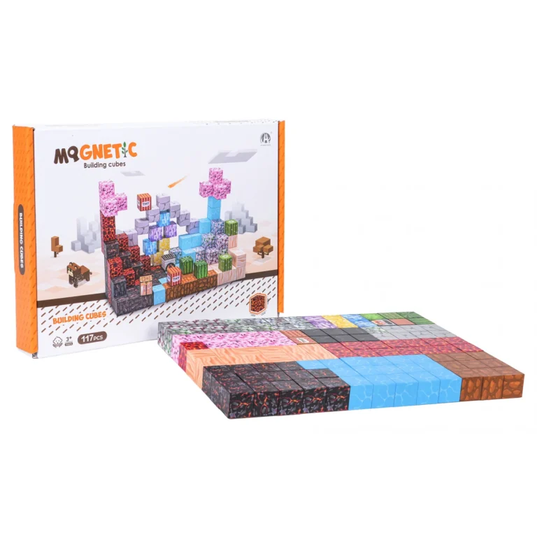 Set Magnetnih Kocki 117kom Earth Construction 4