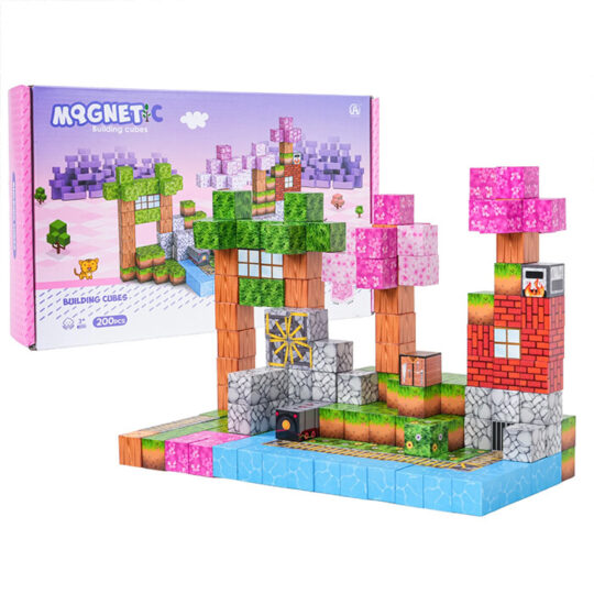 Set Magnetnih Kocki 200kom Colorful