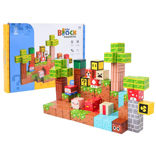 Set Magnetnih Kocki 84kom Playful World