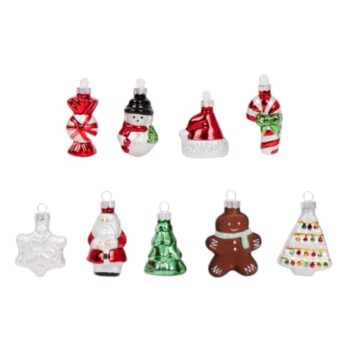 Set Od 9 Staklenih Božićnih Kuglica 3