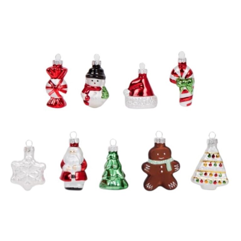 Set Od 9 Staklenih Božićnih Kuglica 3
