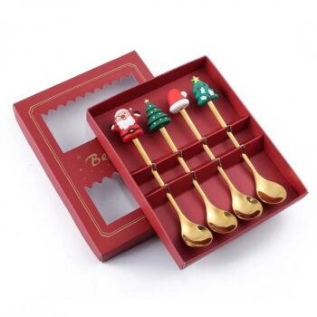 Set žlica S Božićnim Figuricama 4 Komada Lyz3 1