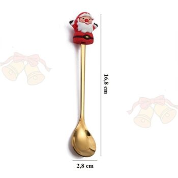 Set žlica S Božićnim Figuricama 4 Komada Lyz3 4