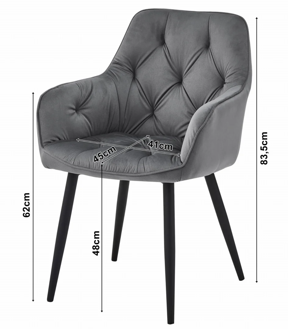 Stolica Largo Dark Graphite 2
