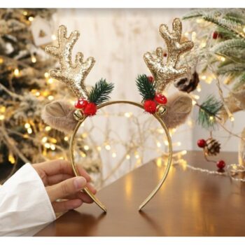 Ukrasna Božićna Traka Za Glavu Rudolph 1