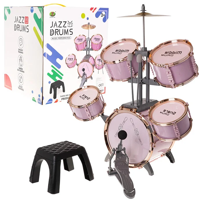 Dječji Bubnjevi Jazz Drums Pink