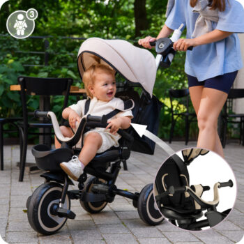 Dječji Tricikl Momi Ivi Beige 4u1 11