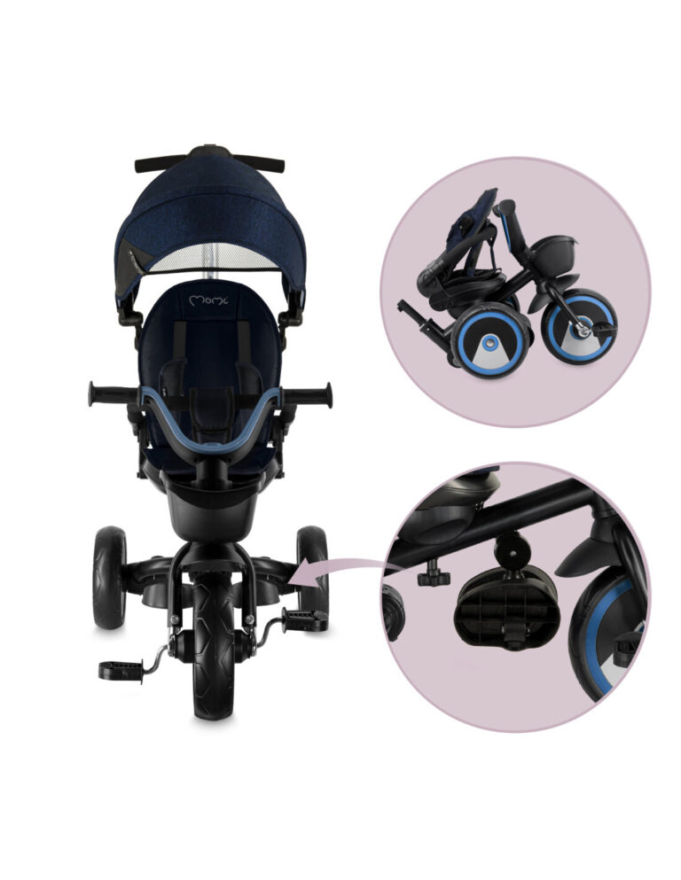 Dječji Tricikl Momi Ivi Shark Blue 3u1 9