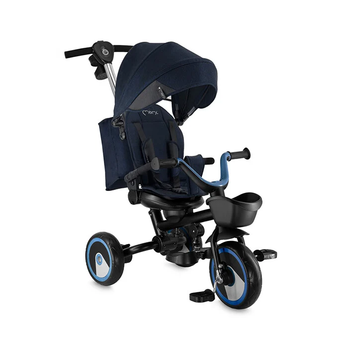 Dječji Tricikl Momi Ivi Shark Blue 3u1