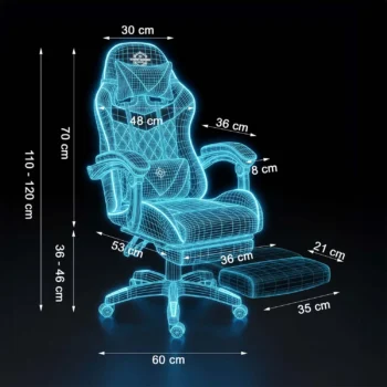 Gaming Stolica Draknor Blue 5