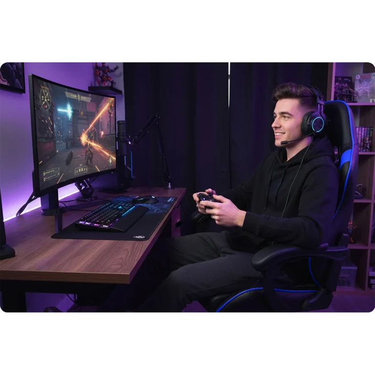 Gaming Stolica Draknor Blue 9