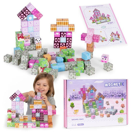 Set Magnetnih Kocki 113kom Princess World