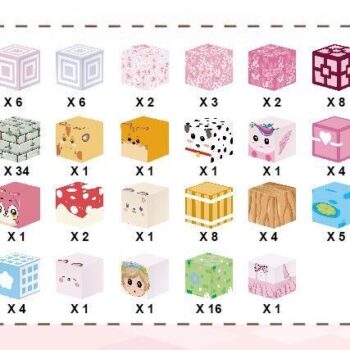 Set Magnetnih Kocki 113kom Princess World 6