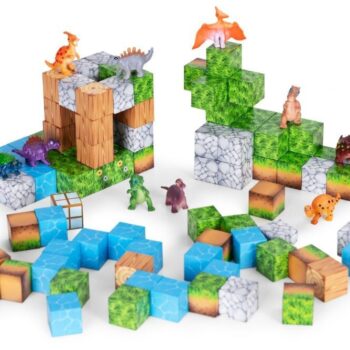 Set Magnetnih Kocki 114kom Dino Play 6