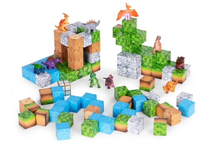 Set Magnetnih Kocki 114kom Dino Play 6