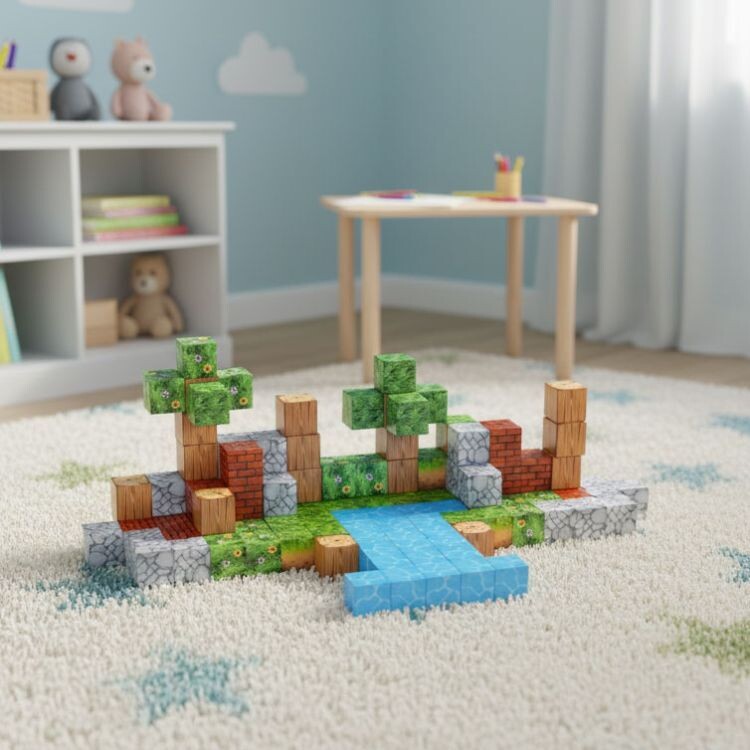 Set Magnetnih Kocki 119kom Construction 2