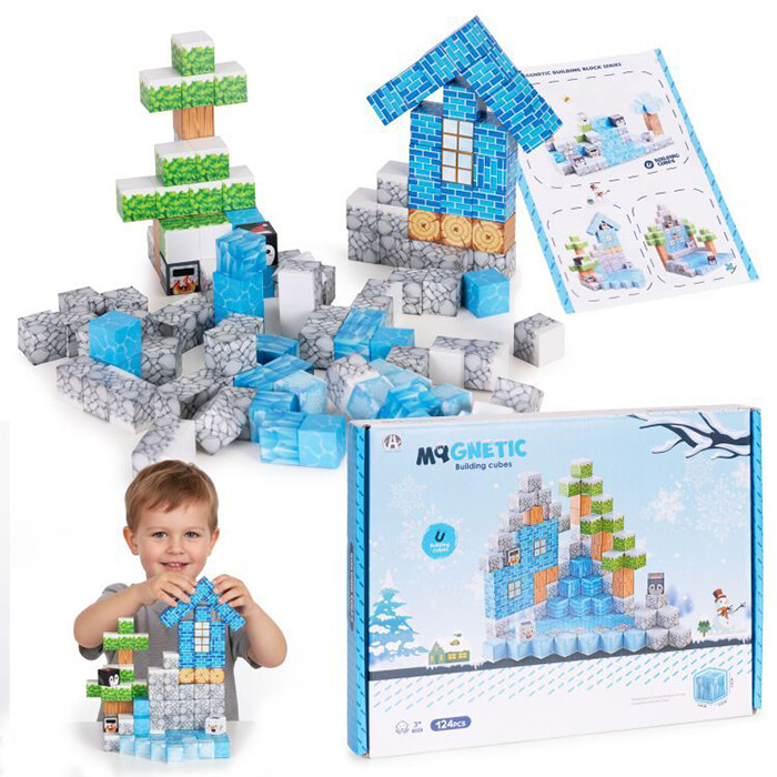 Set Magnetnih Kocki 124kom Frozen