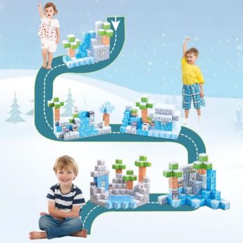 Set Magnetnih Kocki 124kom Frozen2