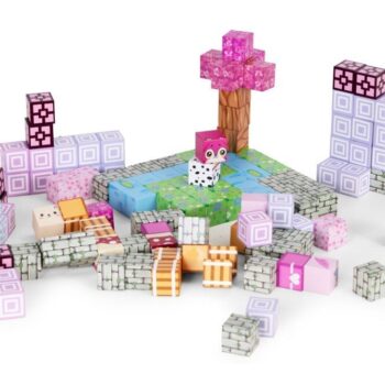 Set Magnetnih Kocki 140kom Barbie Rose 1