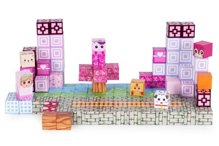 Set Magnetnih Kocki 140kom Barbie Rose 2