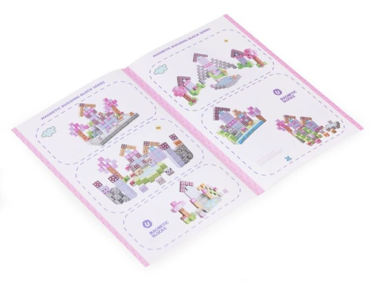 Set Magnetnih Kocki 140kom Barbie Rose 4