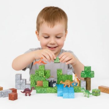 Set Magnetnih Kocki 142kom Jurrasic World 3