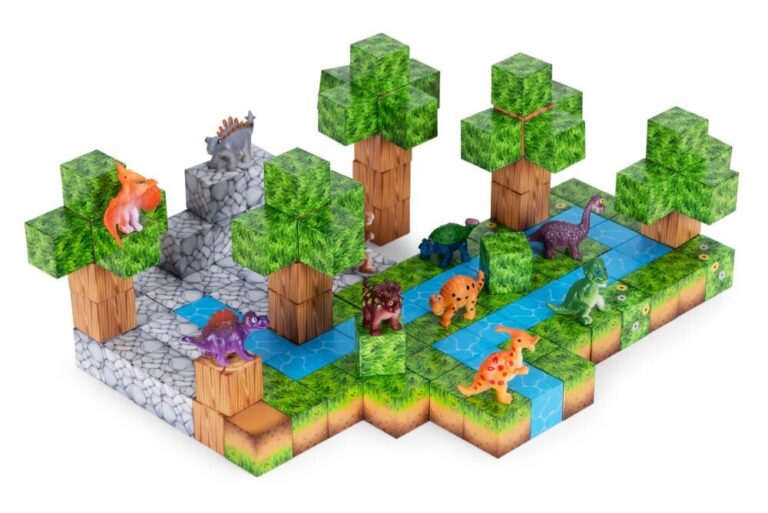 Set Magnetnih Kocki 142kom Jurrasic World 4