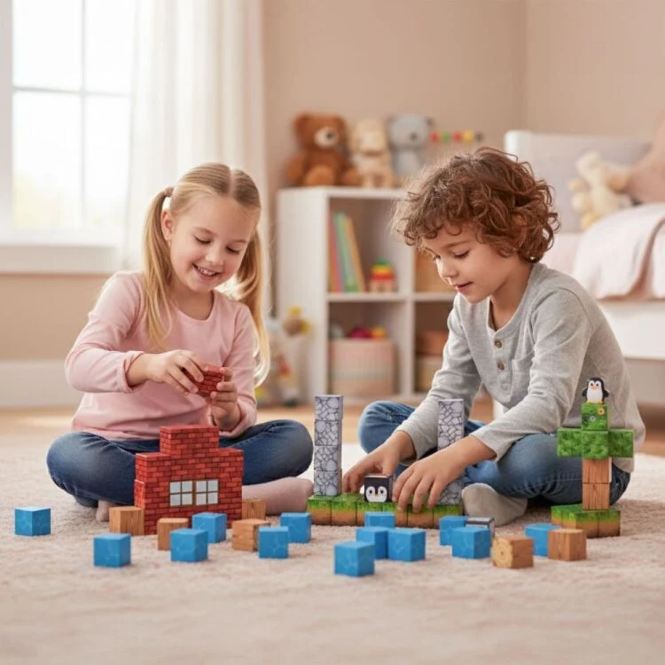 Set Magnetnih Kocki 87kom Simple Fun 1