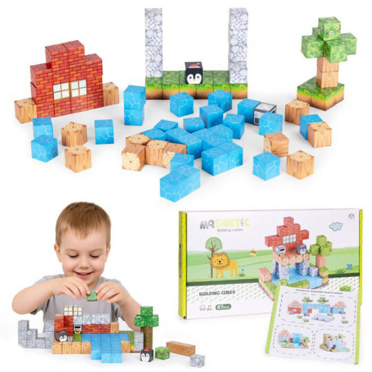 Set Magnetnih Kocki 87kom Simple Fun