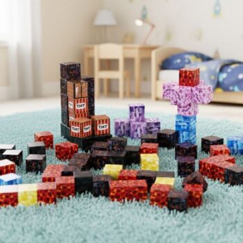 Set Magnetnih Kocki 88kom Earth 1