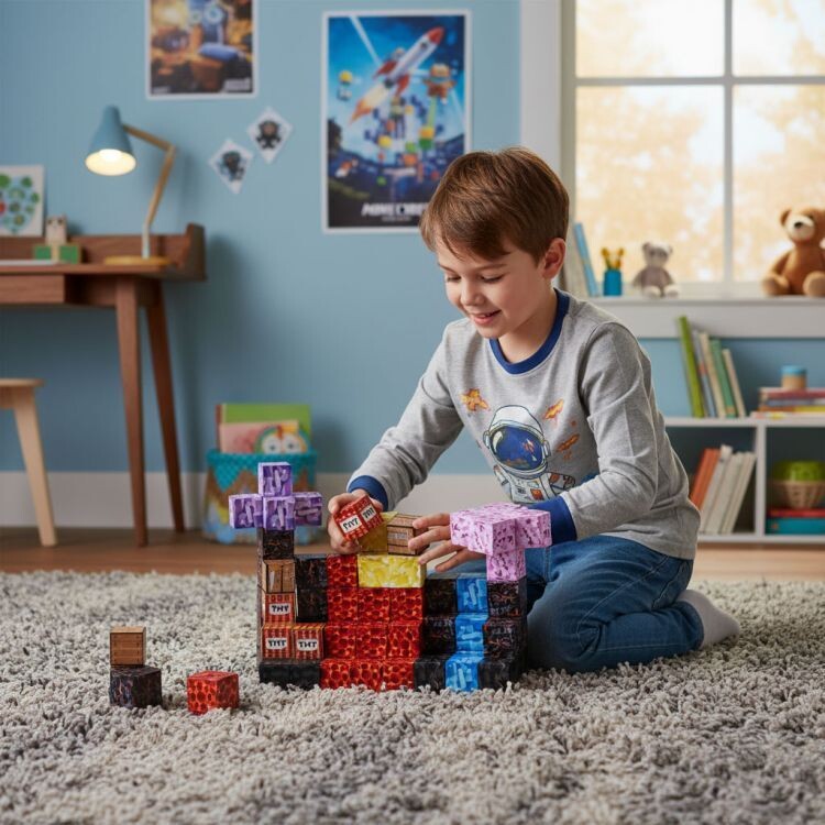 Set Magnetnih Kocki 88kom Earth 2