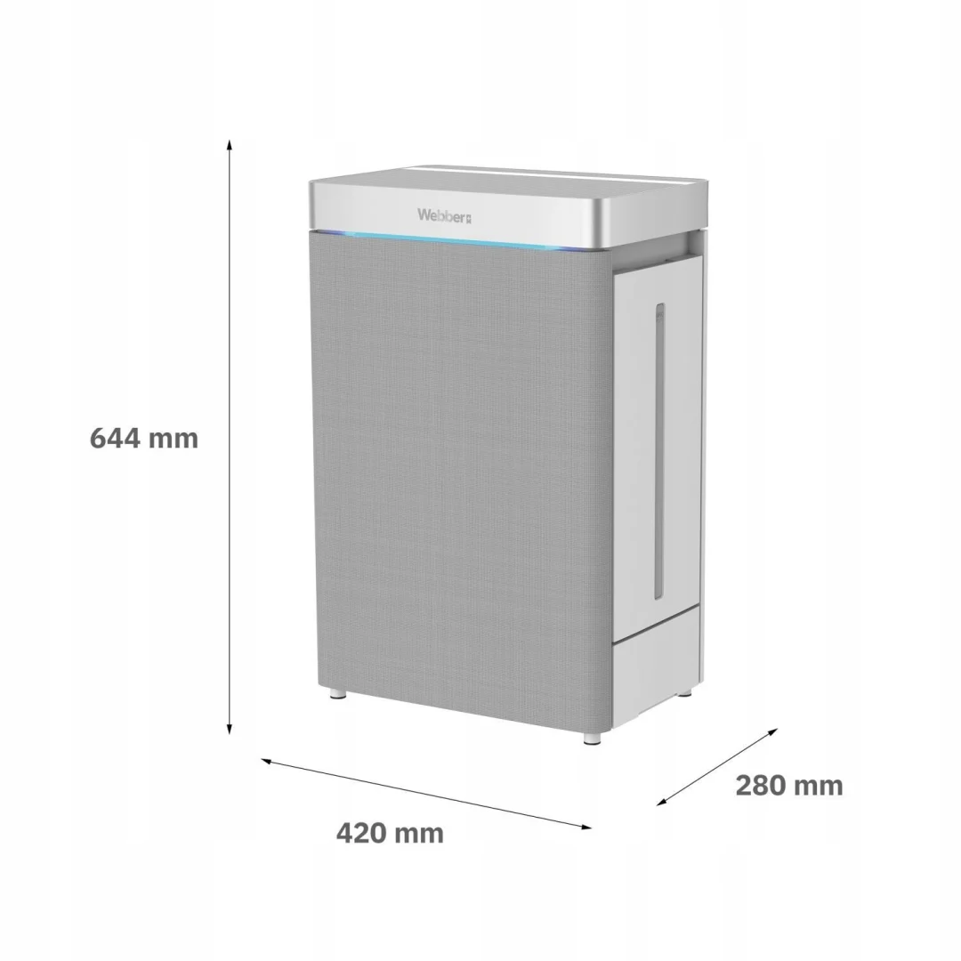 Pročiščivač Zraka Webber Ap9750 Smart Ai Wifi 100w 3