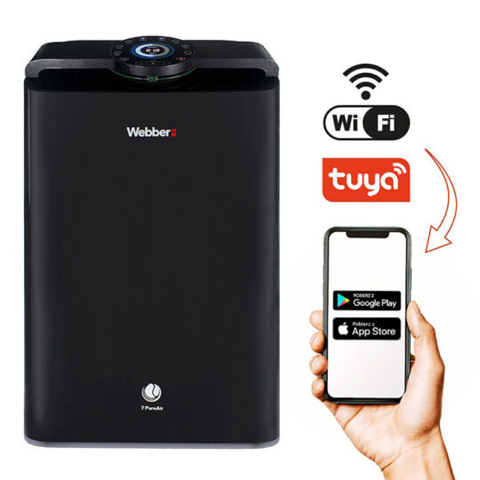 Pročiščivač Zraka Webber Wifi Ap9700 Black