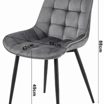 Stolica Misty Siva 1