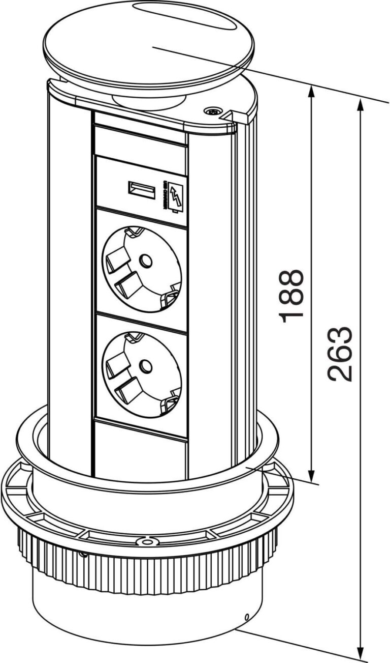 Izvlačna Utičnica Malatek Premium 3
