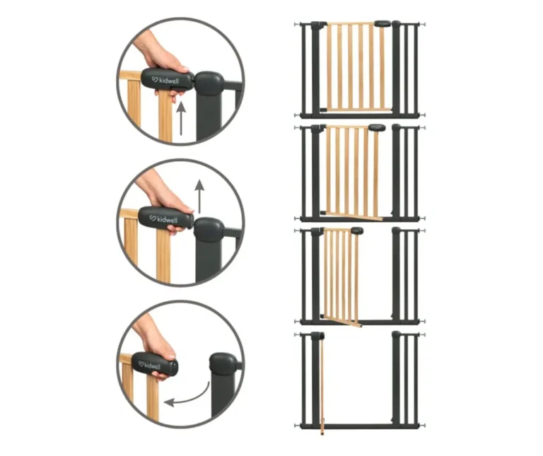 Kidwell Trasti Sigurnosna Ograda 74 105 Cm Crna 7