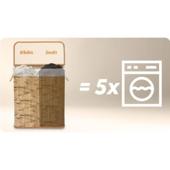 Košara Za Rublje Od Bambusa S Poklopcem 100 L Massido 6
