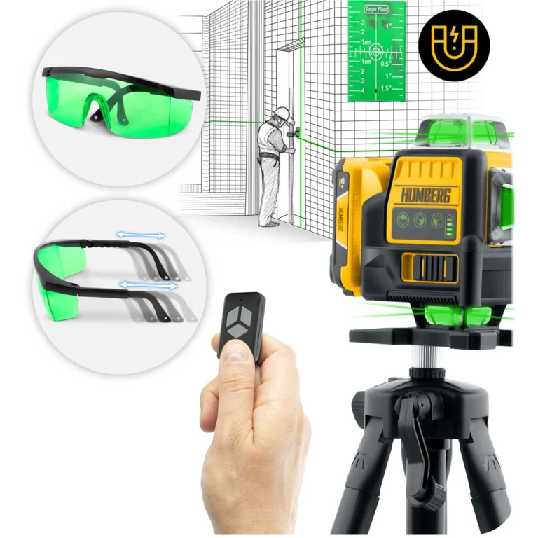 Križni Laserski Nivelir Humberg Hm 171 Sa Stativom 8