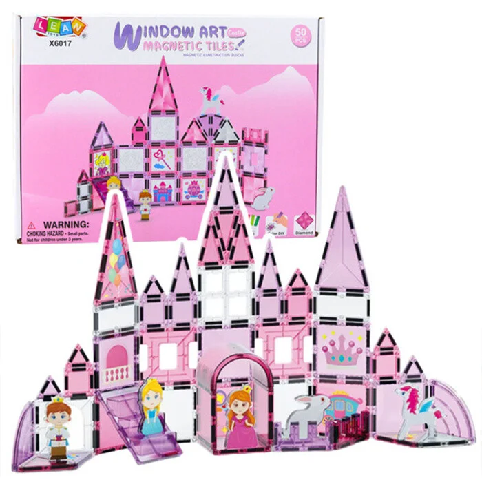 Magnetne Kocke 50 Komada Princess Magnetix