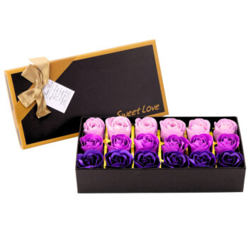 Premium Rose Box Purple Pink Valentine 1