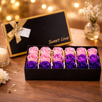 Premium Rose Box Purple Pink Valentine 2