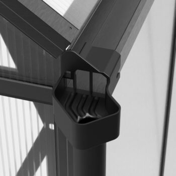 Staklenik Polikarbonatni 183x245cm Crni Cultivo 4