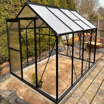 Staklenik Polikarbonatni 183x245cm Crni Cultivo Live
