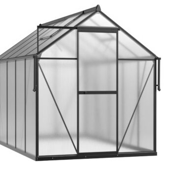 Staklenik Polikarbonatni 183x303cm Crni Cultivo 1