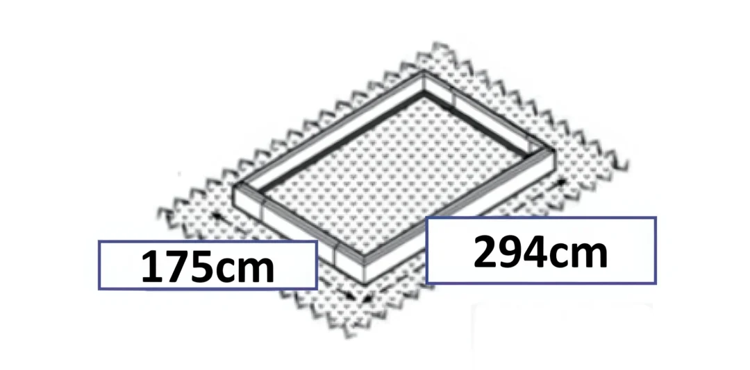 Staklenik Polikarbonatni 183x303cm Crni Cultivo 5