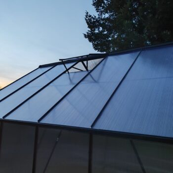 Staklenik Polikarbonatni 183x303cm Crni Cultivo 8