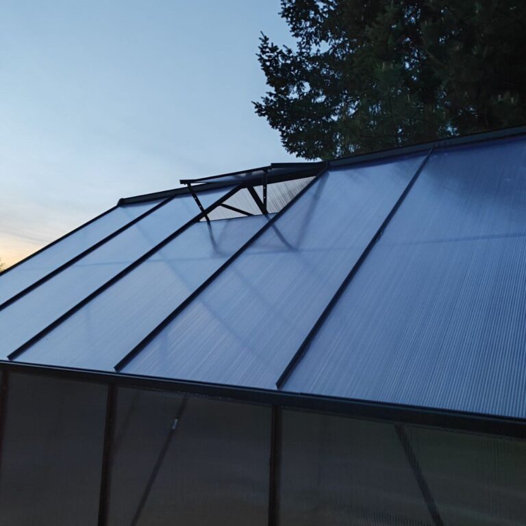 Staklenik Polikarbonatni 183x303cm Crni Cultivo 8