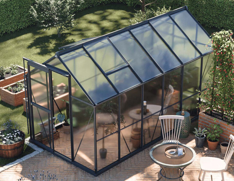 Staklenik Polikarbonatni 183x361cm Crni Cultivo 7